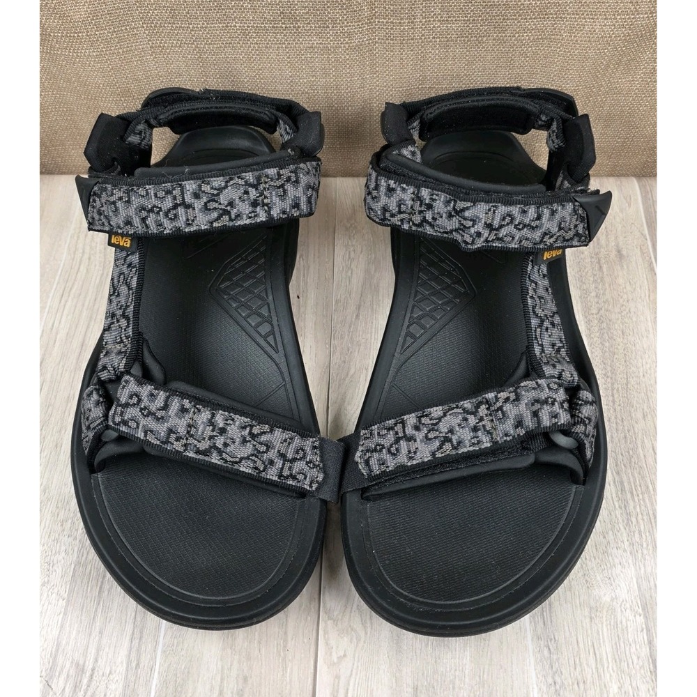 Teva Terra Fi 5 Universal Sandals Mens 8.5 Black Gray Camo Hiking Water 1102456
